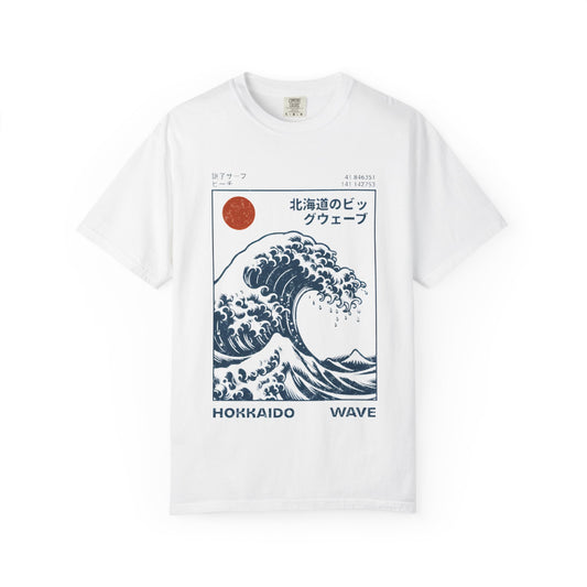 Hokkaido Wave T-Shirt – Japanese Ocean Art Graphic Tee