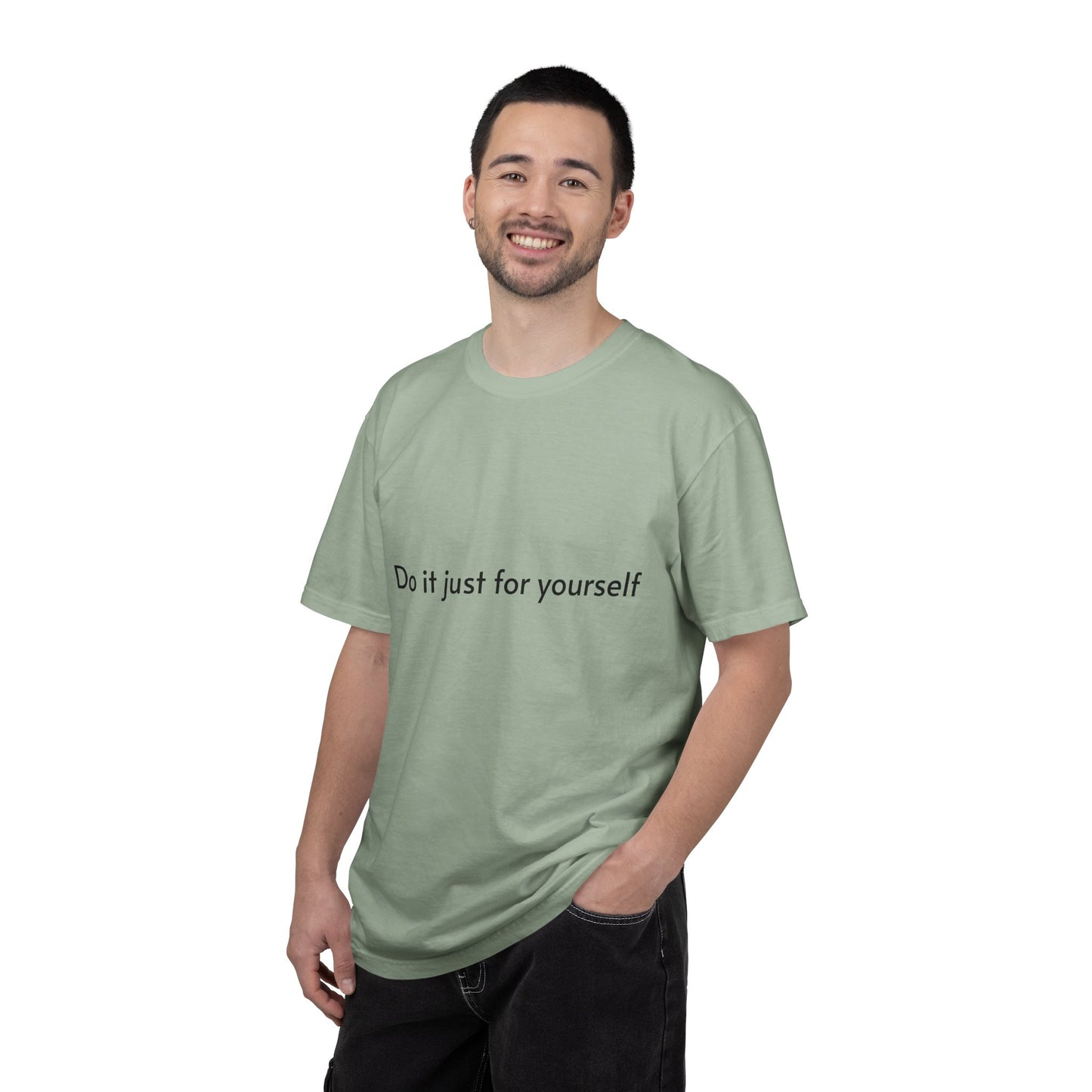 Do It Just For Yourself T-Shirt — Minimalist Motivational Tee